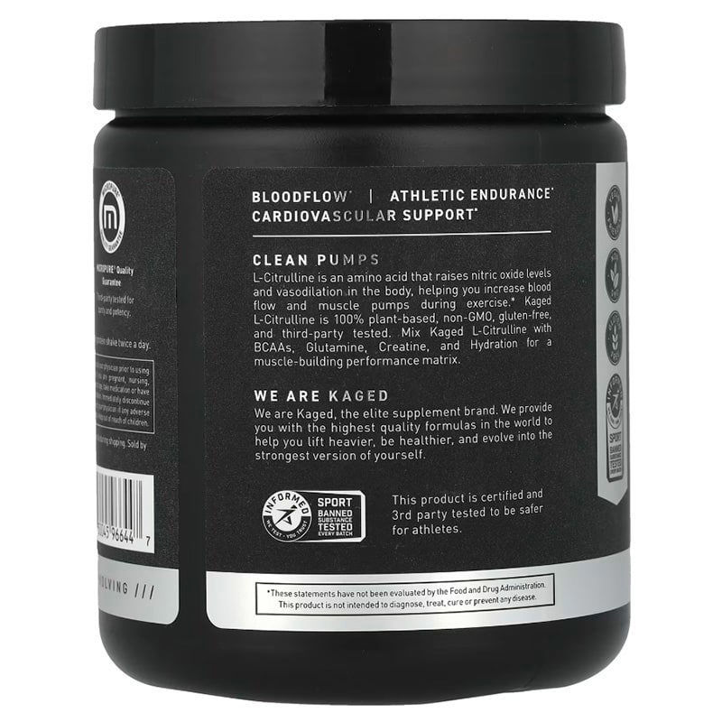 ال سیترولین کیجد -KAGED MUSCLE L CITRULLINE - تصویر 4