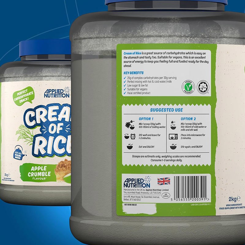 رایس کرم اپلاید نوتریشن-Rice Cream – Applied Nutrition - تصویر 4
